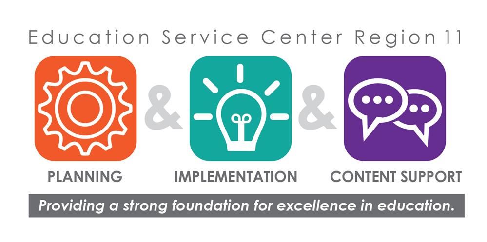 Logo for Education Service Center Region 11 Planning, Implementation & Content Support